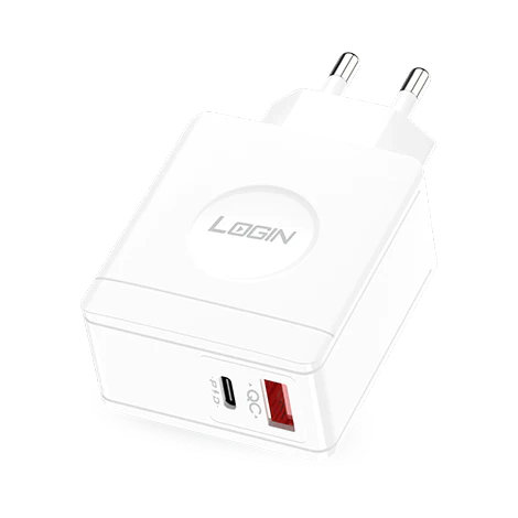 LOGIN PD Micro 20W Super Fast Wall Charger (LT-PD50) LOGIN PD Micro 20W Super Fast Wall Charger (LT-PD50)